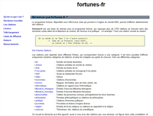 Tablet Screenshot of fortunes-fr.org